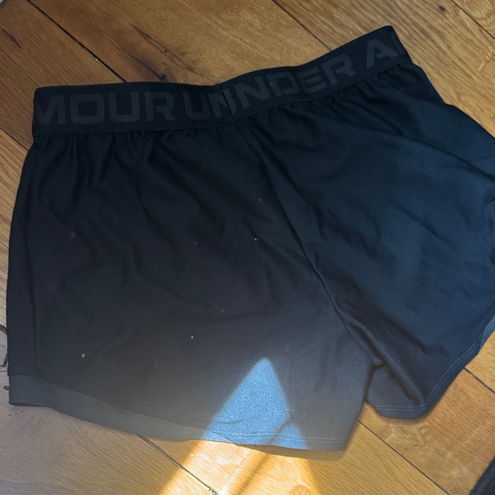 Under Armour Black Women's Lightweight Training Shorts - Picture 2 of 2